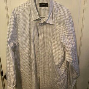 Dick Ferguson’s Regular Fit Non-Iron Button-Down Shirt - Size 18.5 - 34/35 (XL)